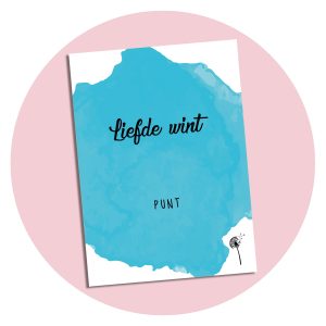 Zwart-wit kaart Liefde