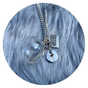 Ketting | Paardenbloempluisje | Rond
