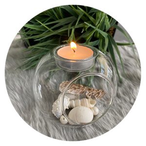 Theelichtje Glas | Bolletje