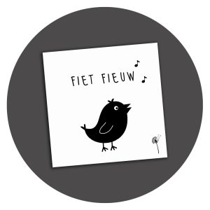 Zwart-wit kaart Fiet Fieuw