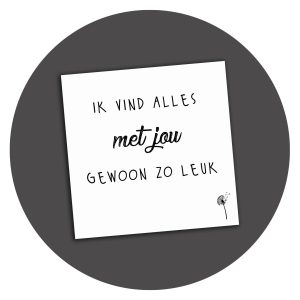 Zwart-wit kaart Zo Leuk