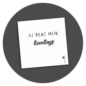 Zwart-wit kaart Lievelings