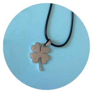 Ketting | Klaver 4 | Leren veter