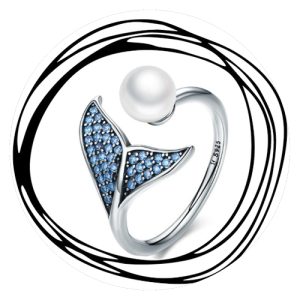 Ring | Parel en staartje