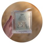 Geluk engeltje met spreuk