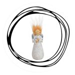 Engeltje met rode haartjes