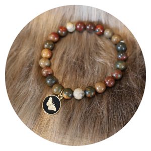 Kralenarmband met Red Turquoise