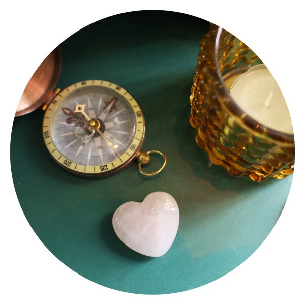 Hartvormige Rozenquartz