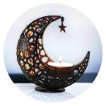 Maan waxinlelichtjeshouder