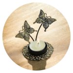 Lichtje met twee vlindertjes