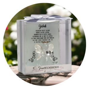 Geluk engeltje met spreuk