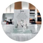 Geluk engeltje met spreuk