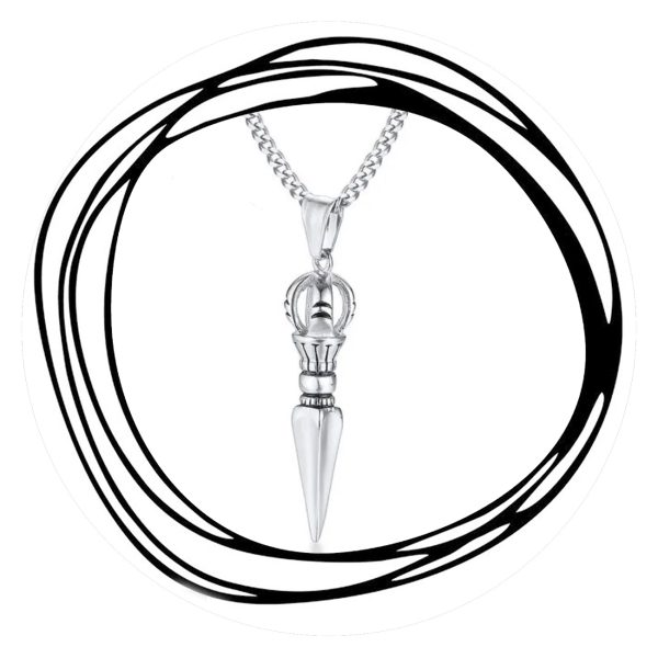 Herenketting met dolkamulet