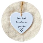 Never forget hanger hartvorm