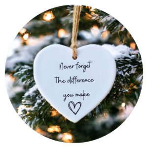 Never forget hanger hartvorm