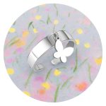 Ring met los vlindertje