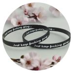 Armband - Just keep f-king going