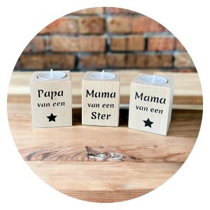Lichtje Mama-papa van een ster