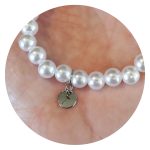 Armband Parelmoer met pluis