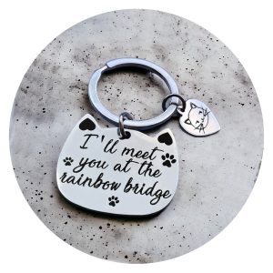 Sleutelhanger I'll meet you at the rainbowbridge