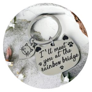 Sleutelhanger I'll meet you at the rainbowbridge