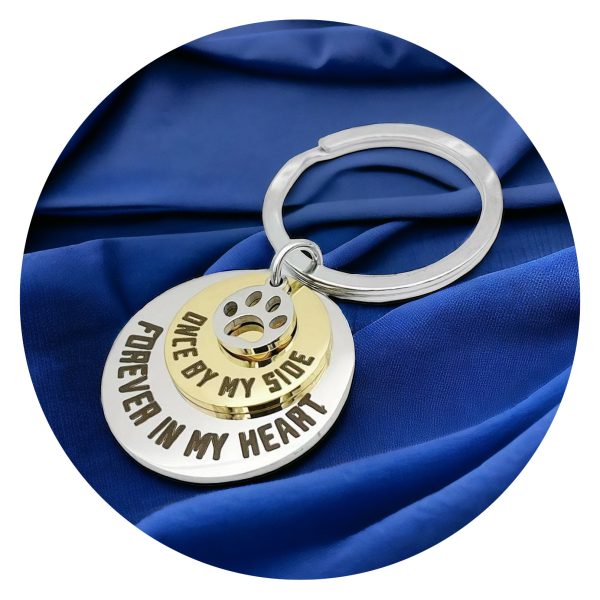 Sleutelhanger Once by my side forever in my heart