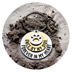 Sleutelhanger Once by my side forever in my heart