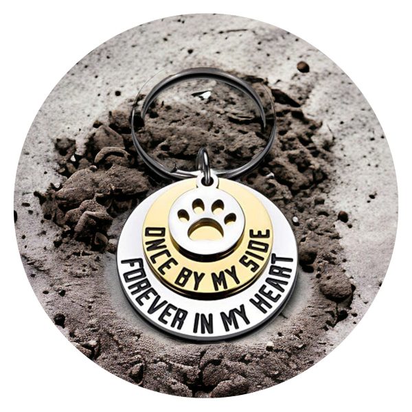 Sleutelhanger Once by my side forever in my heart