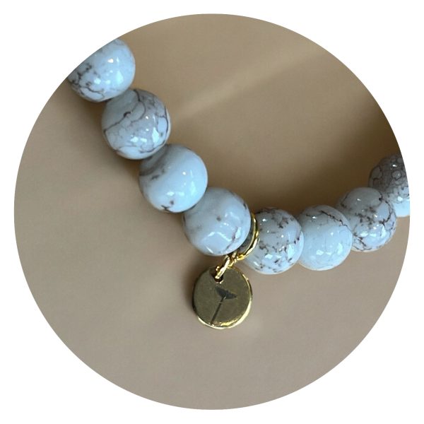 Armband Chakra Stenen met Pluis