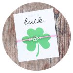 Armband Good luck roze