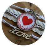 Armband Liefde 2 wit