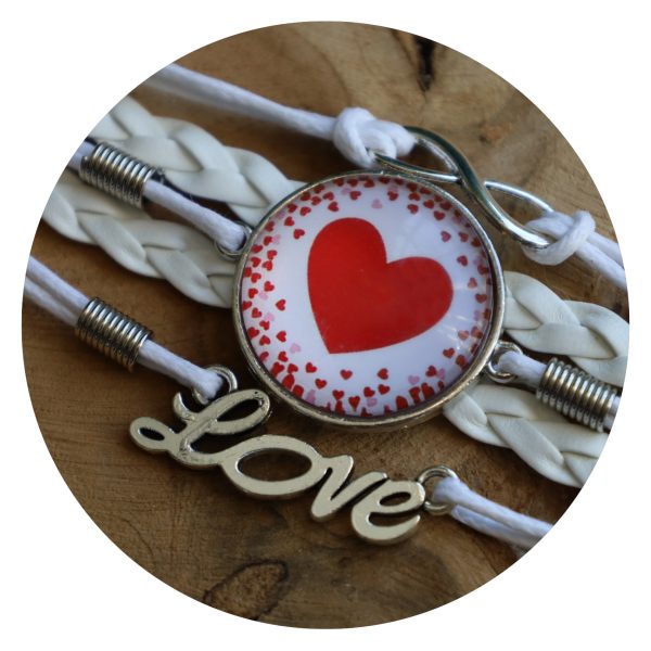 Armband Liefde 2 wit