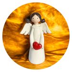 Engel met rood hartje
