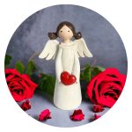 Engel met rood hartje