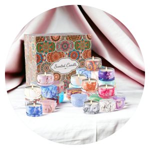 Geurkaarsjes in blik