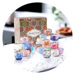 Geurkaarsjes in blik