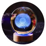 Paardenbloem in bol met lichtje