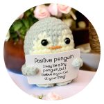 Positive penguin grijs