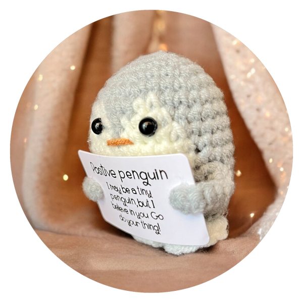 Positive penguin grijs