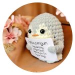 Positive penguin grijs