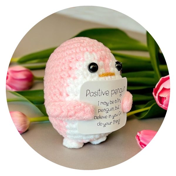 Positive penguin roze