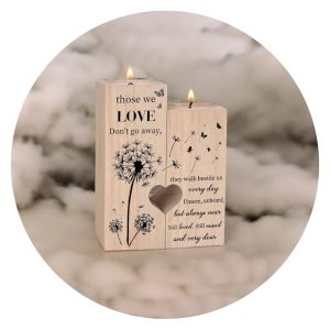 Set van twee kandelaars