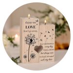 Set van twee kandelaars