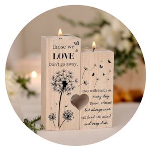 Set van twee kandelaars