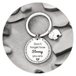 Sleutelhanger Dont forget how strong you are