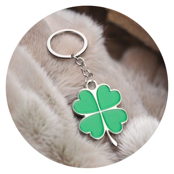 Sleutelhanger Klaver vier in vorm