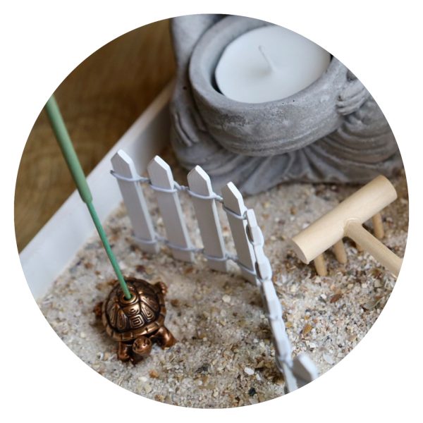 Zen setje met Boeddha