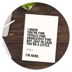 Ansichtkaart Totally Fine