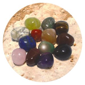 Verschillende kristalstenen