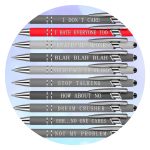 Pennen met sarcastische quote I hate everyone too